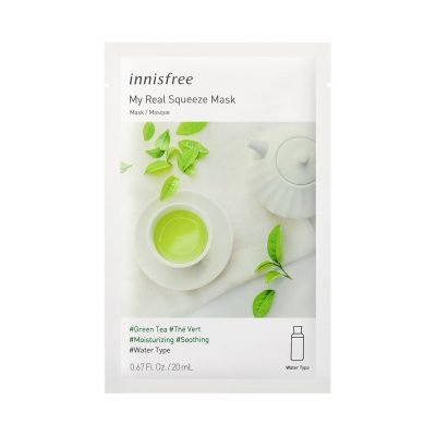 Masque tissu au thé vert - Innisfree