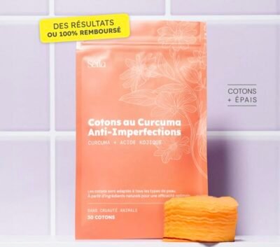 Coton curcuma anti tâche - Séfia